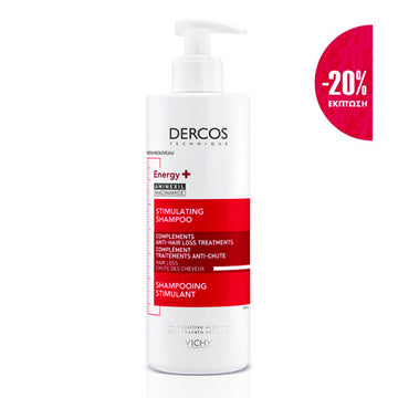 Vichy Promo Dercos Energising Stimulating Σαμπουάν Κατά Της Τριχόπτωσης Για Όλους Τους Τύπους Μαλλιών 400ml -20%